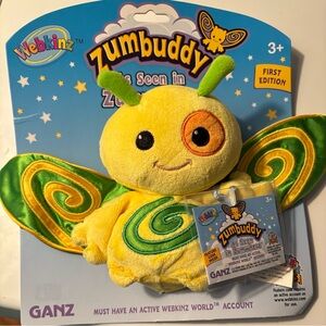 Webkinz Zumbuddy Zana WE000605 NWT First Edition Plush Stuffed Toy